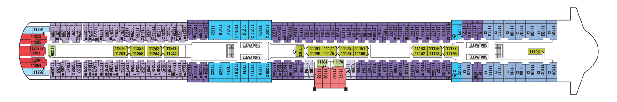 Deck 11 plan